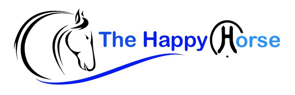 Klebebeschlag mit Klebelaschen für Pferdehufe, The Happy Horse Glue on shoe Rehebeschlag-Logo